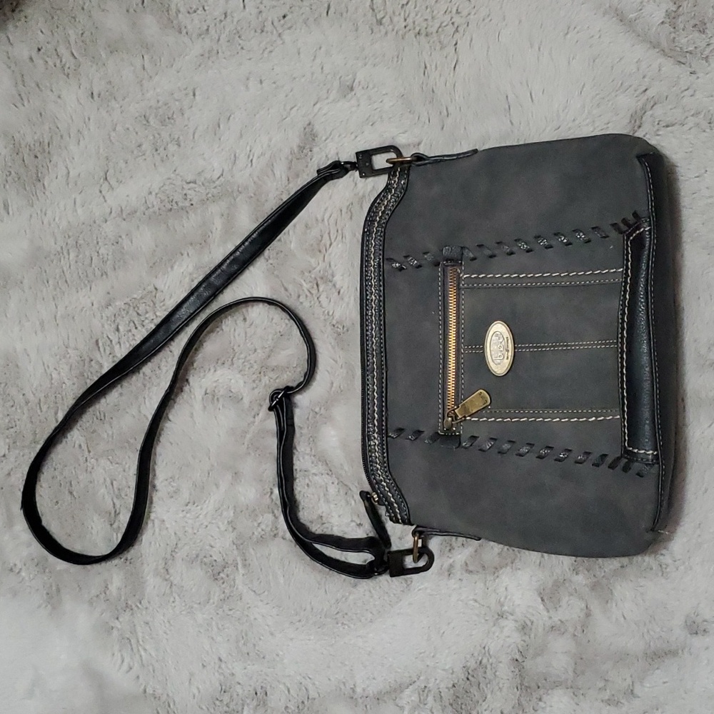 BOC gray crossbody bag